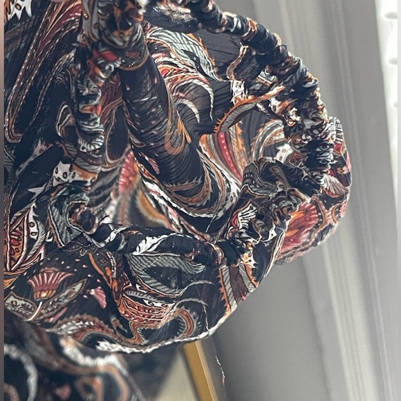 NWT MISA Jessa Mini Paisley Dress in Spartina Paisley - Picture 6 of 12